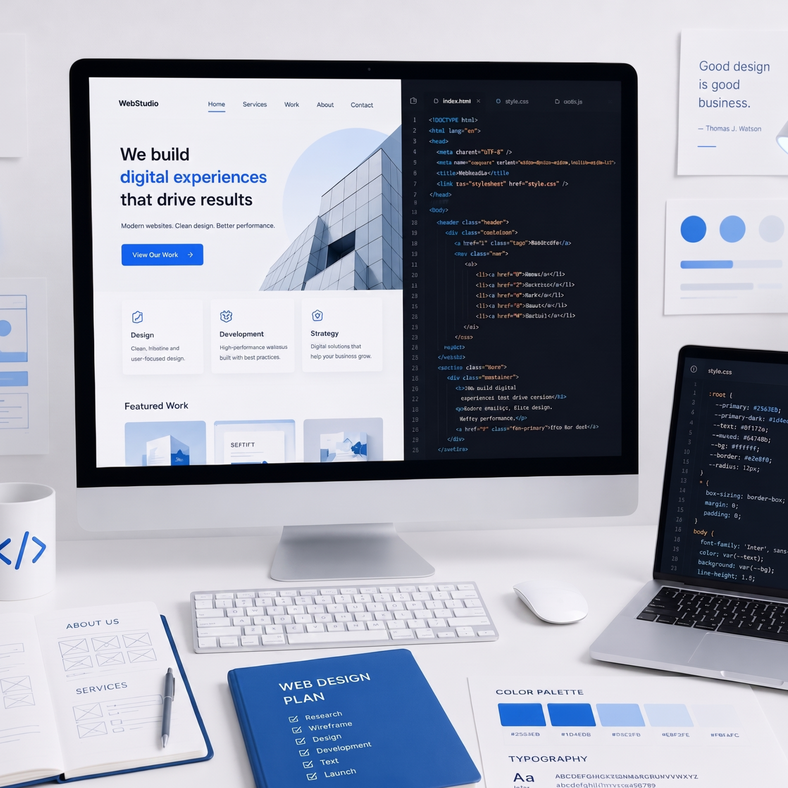 Instant Website Mockup