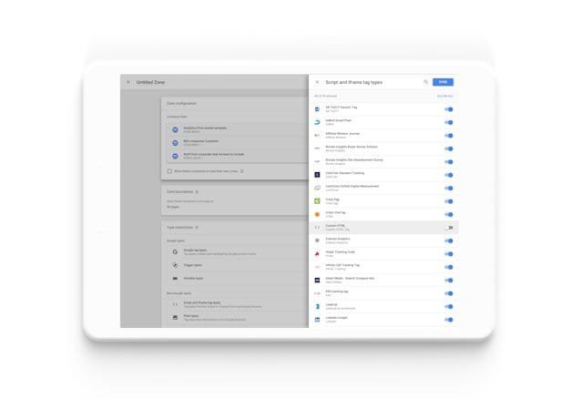 Google Tag Manager Interface