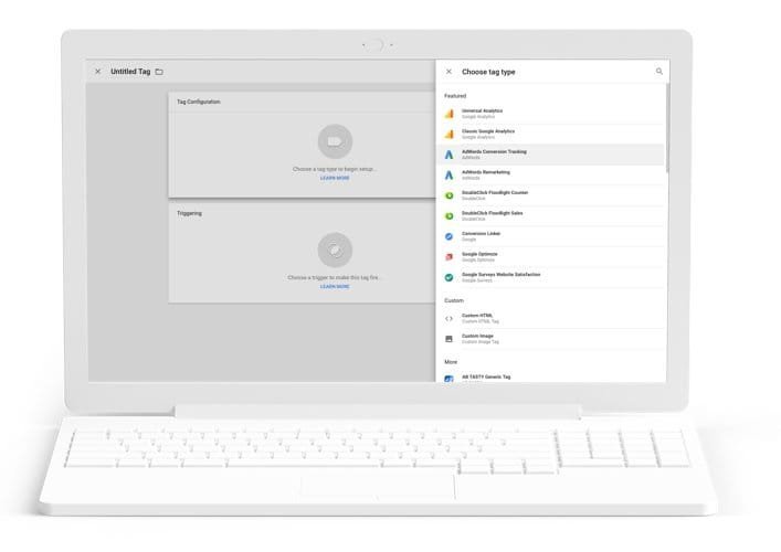 Google Tag Manager Dashboard